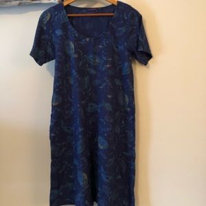 Fresh Produce Navy Cotton Dress - Size XS